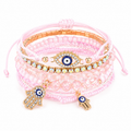 Mystique Jewelries 9PCS Bohemian Evil Eye and Hamsa Charm Adjustable Crystal Beaded Stack Bracelet Set 
Untitled May1_12:02